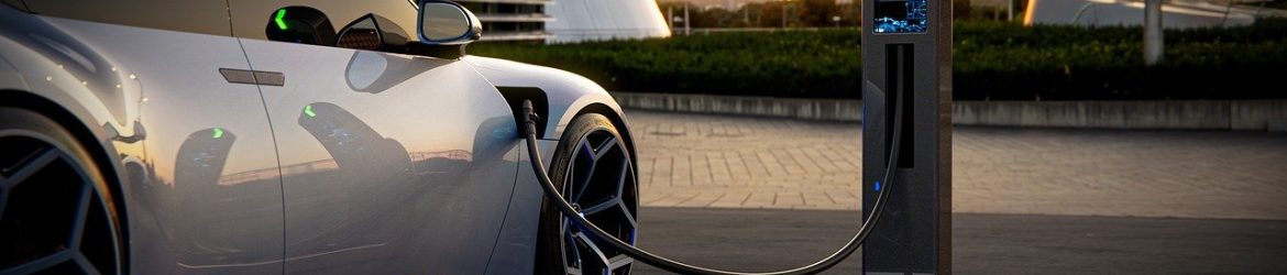 véhicule électrique en charge