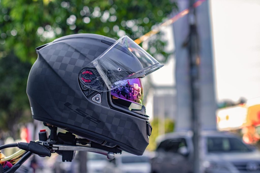 casque moto covering