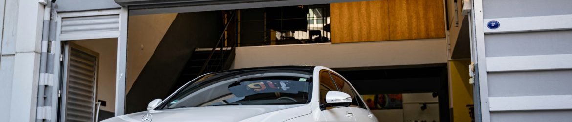 voiture garage de peinture