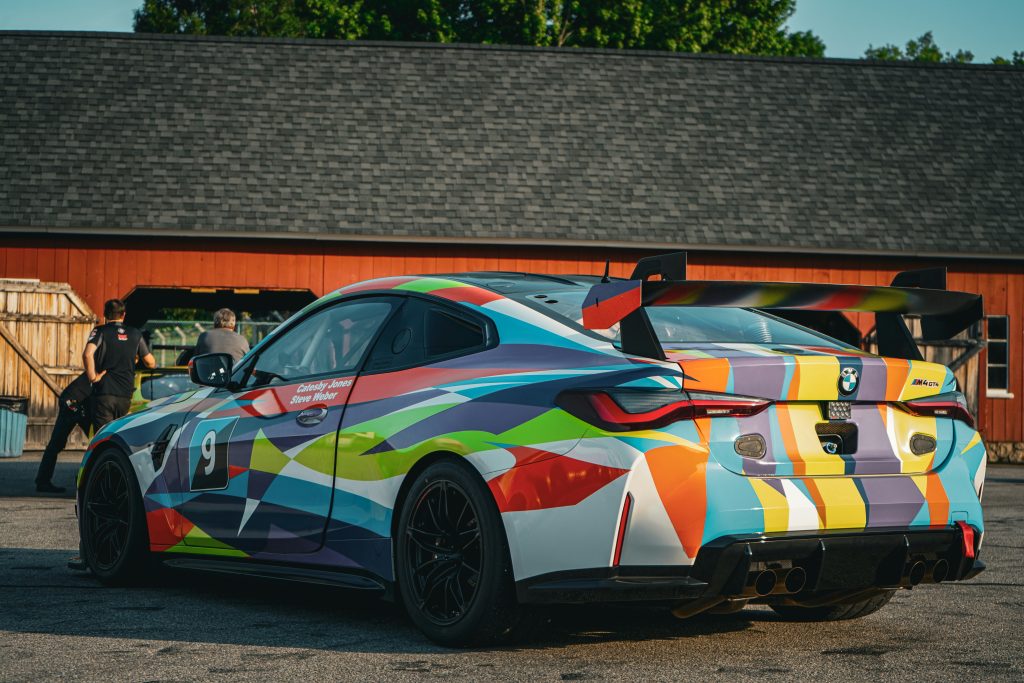 voiture covering coloré