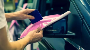 Pose film vinyle voiture