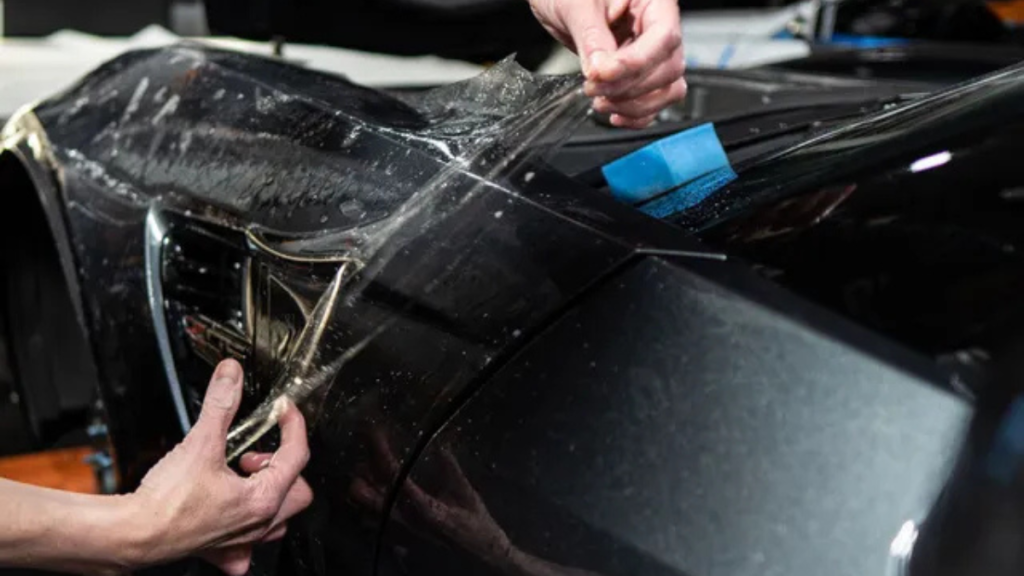 Pose film protection carrosserie