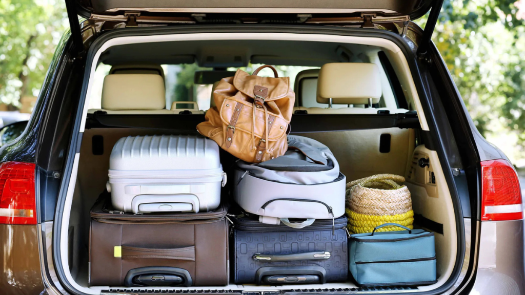 Coffre plein bagages