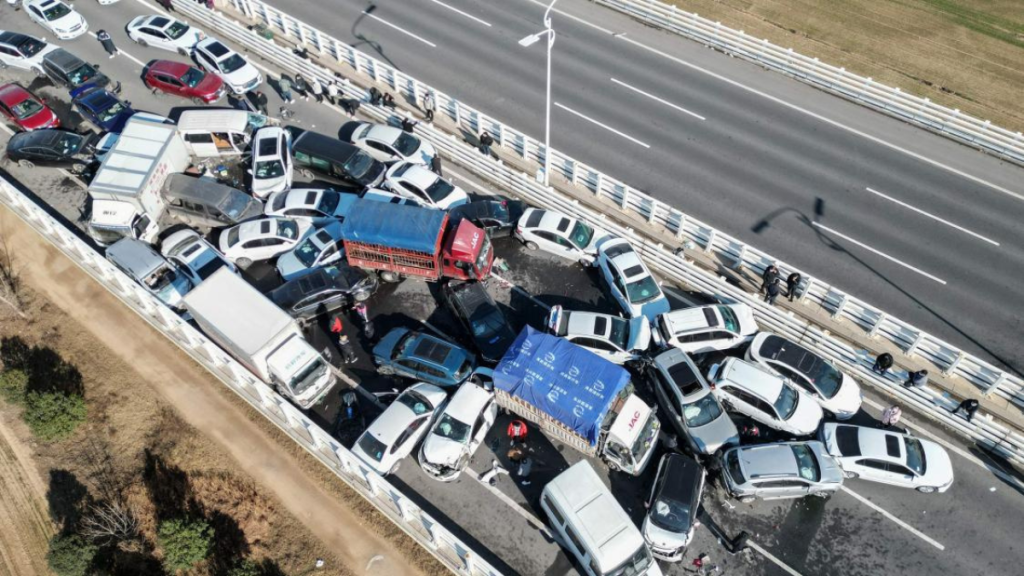 Plusieurs voitures accidentées assurance