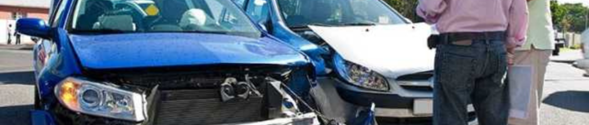 Accident urbain voiture léger