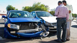 Accident urbain voiture léger