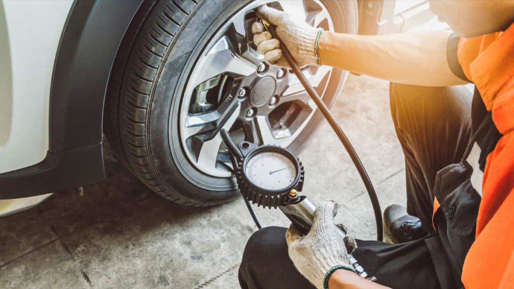 Inspection visuelle des pneus avant remplacement